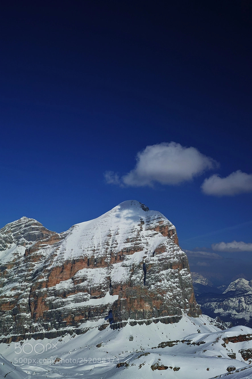 Sigma dp2 Quattro sample photo. Dolomites in winter photography