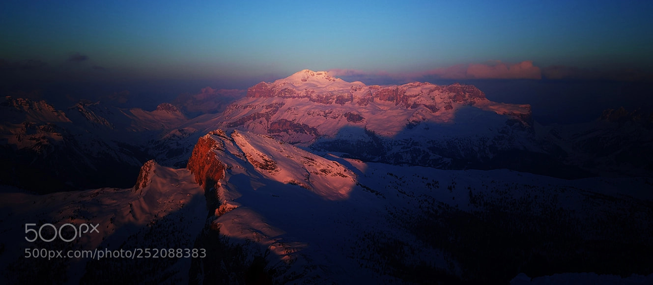 Sigma dp2 Quattro sample photo. Dolomites in winter photography