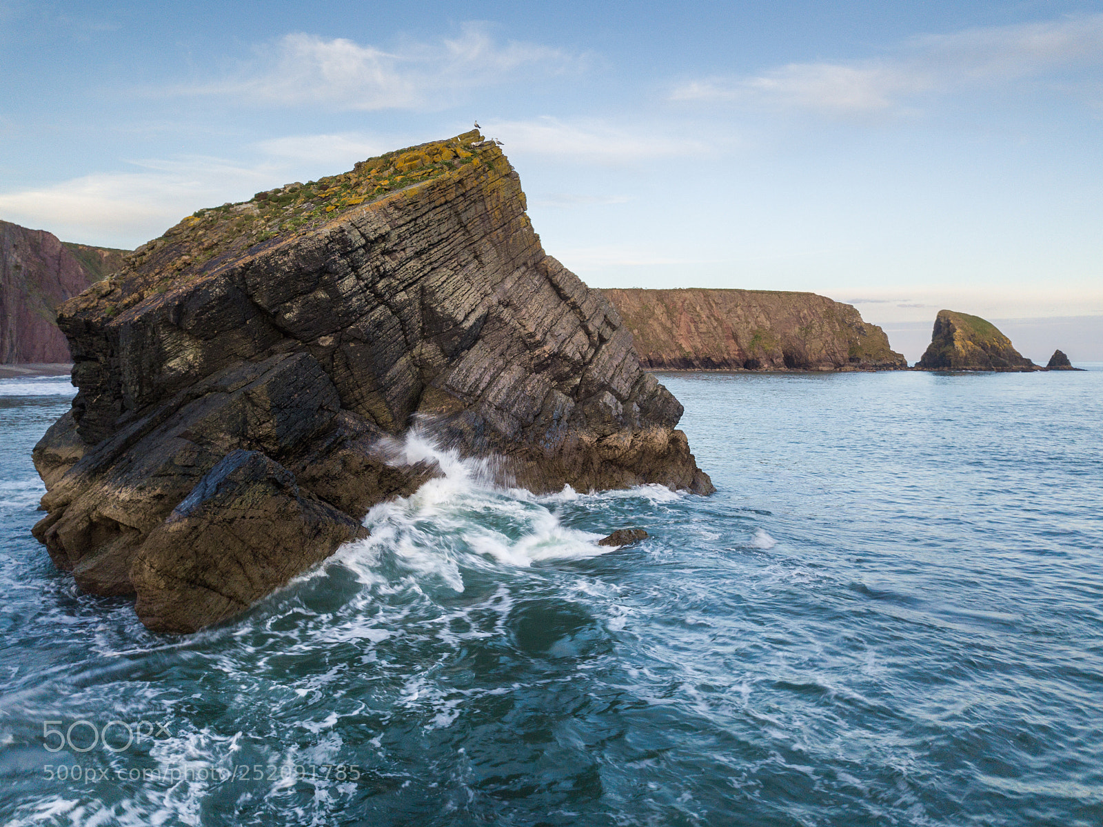 DJI FC220 sample photo. Sea stack photography