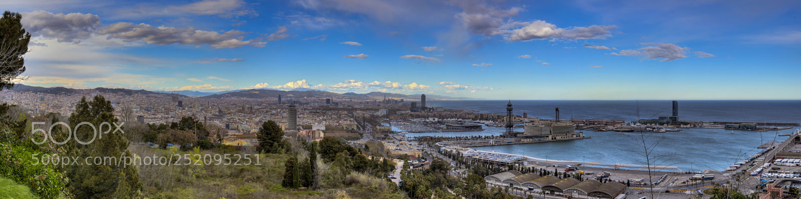 Canon EOS 80D sample photo. Panoramica di barcelona photography