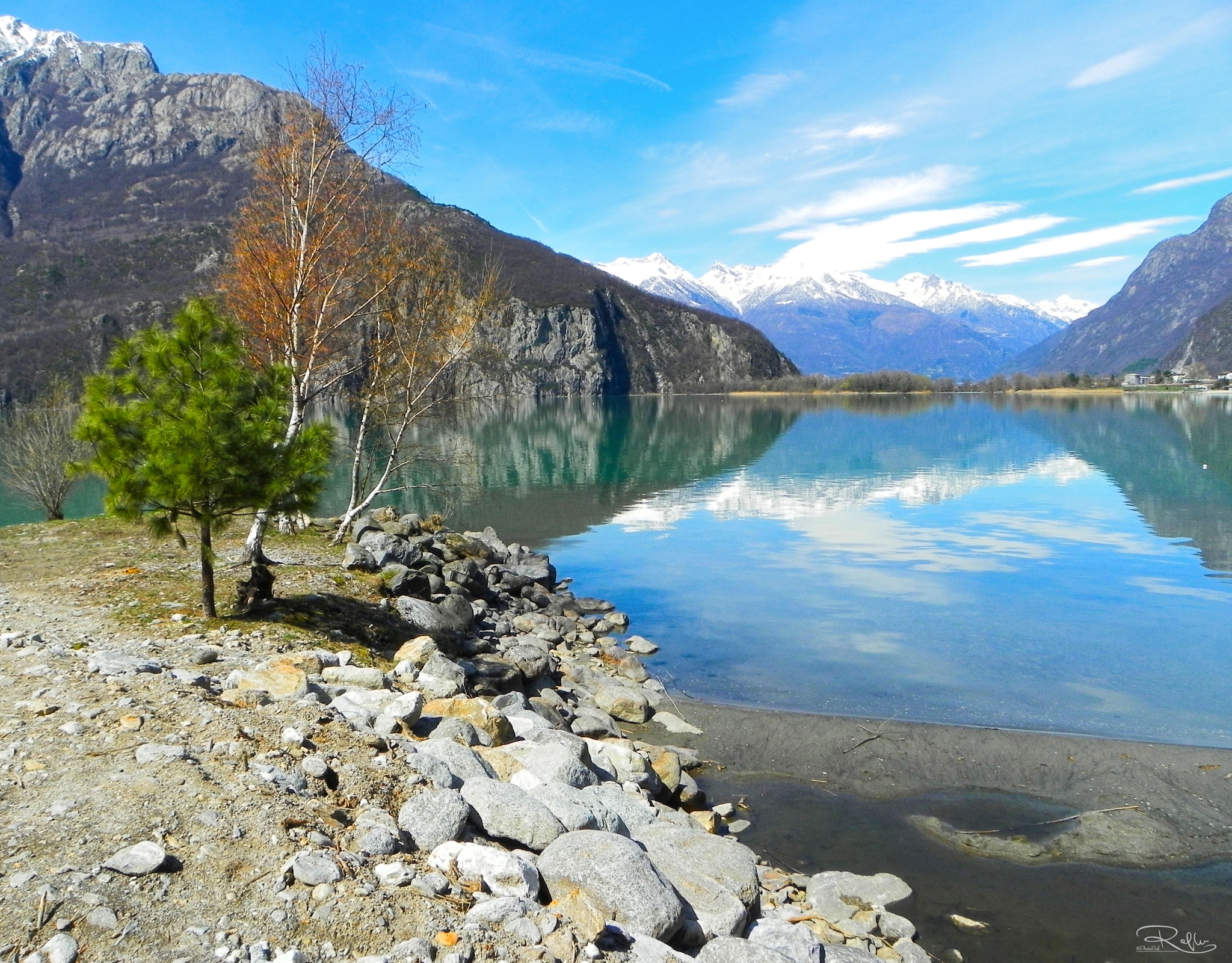 Kodak EasyShare Z981 sample photo. Lago di mezzola  photography