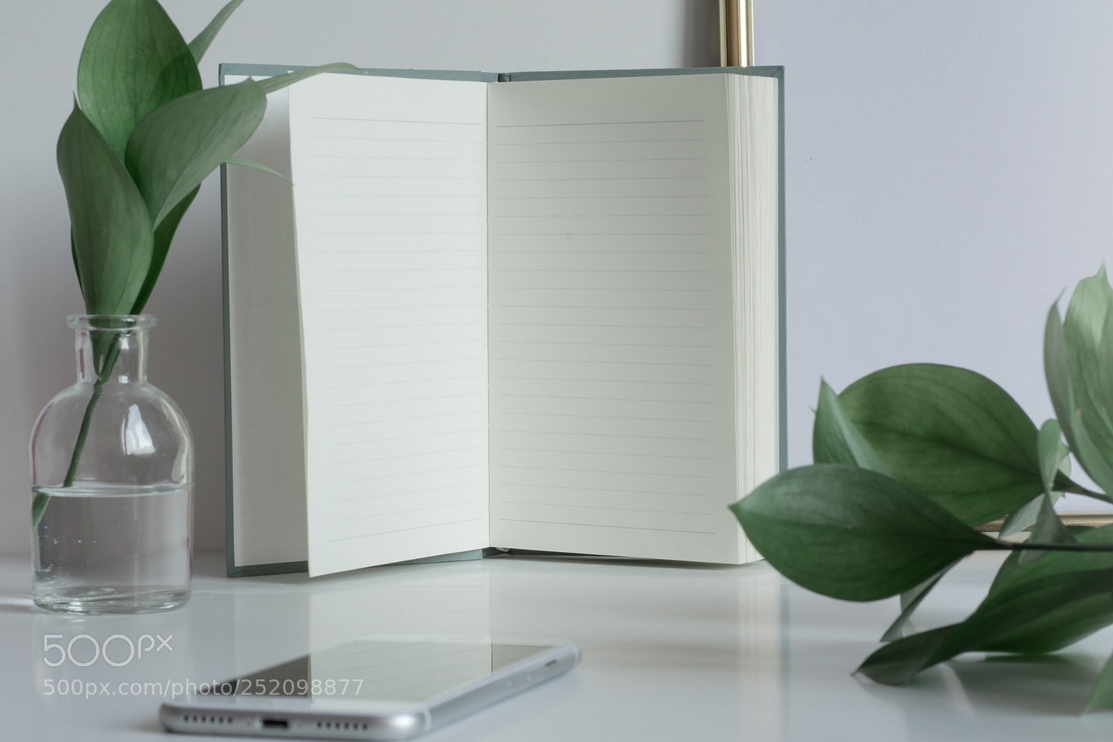 Nikon D7100 sample photo. Business desktop with notebook photography