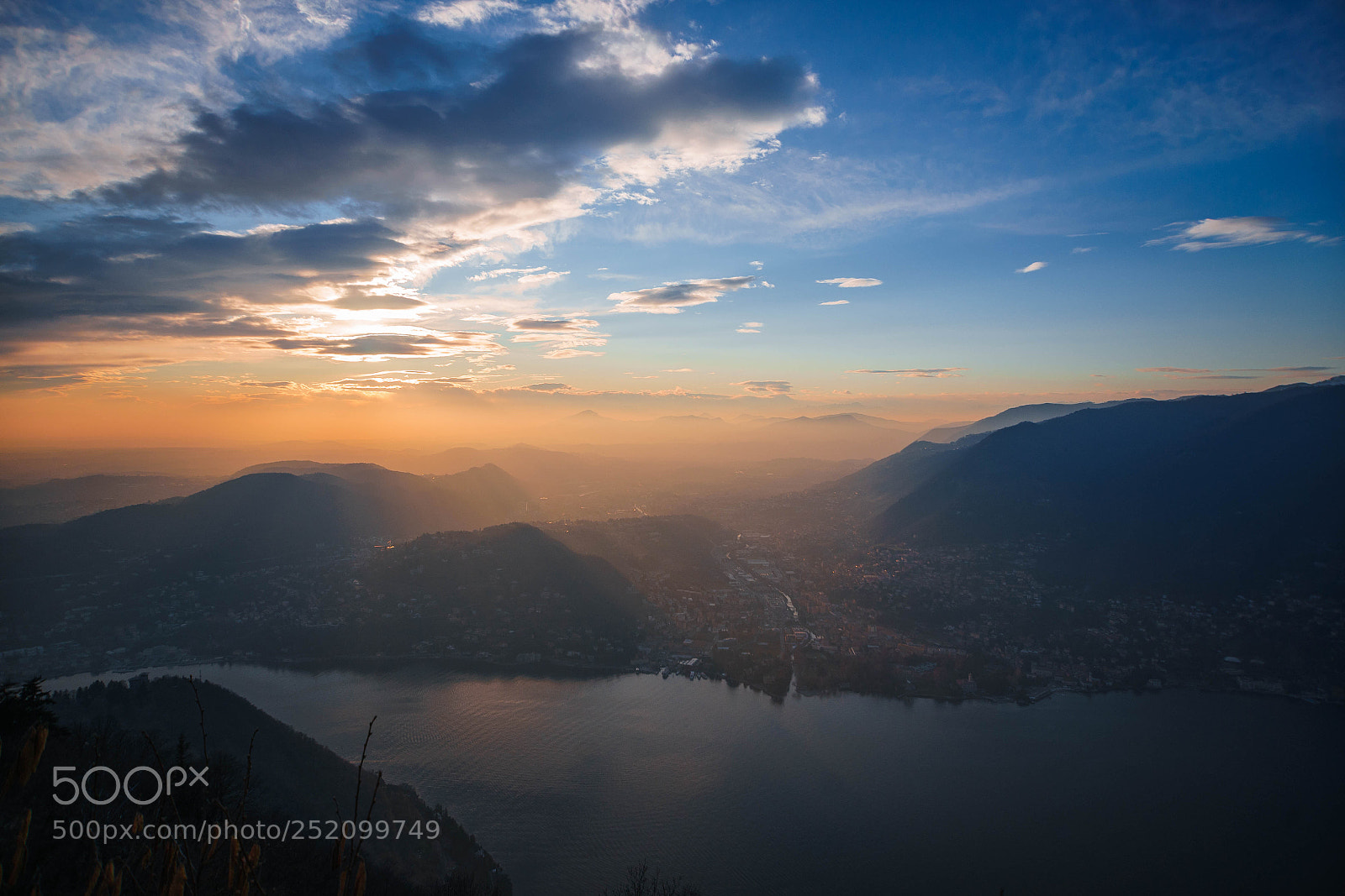 Sony a7 sample photo. Como sunset photography