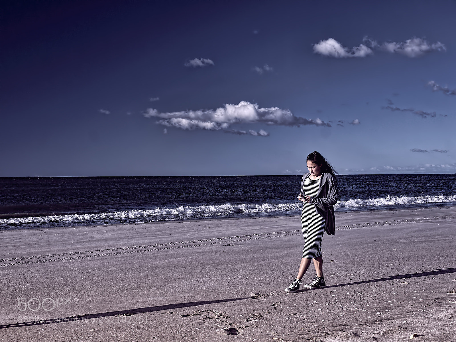 Sony a6000 sample photo. Girl on beach photography