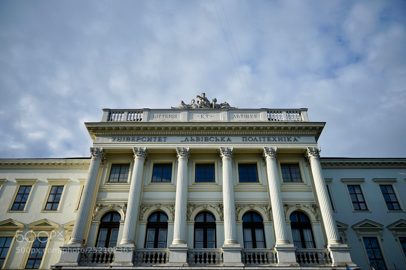 Sony a7 sample photo. Lviv polytechnic national university photography