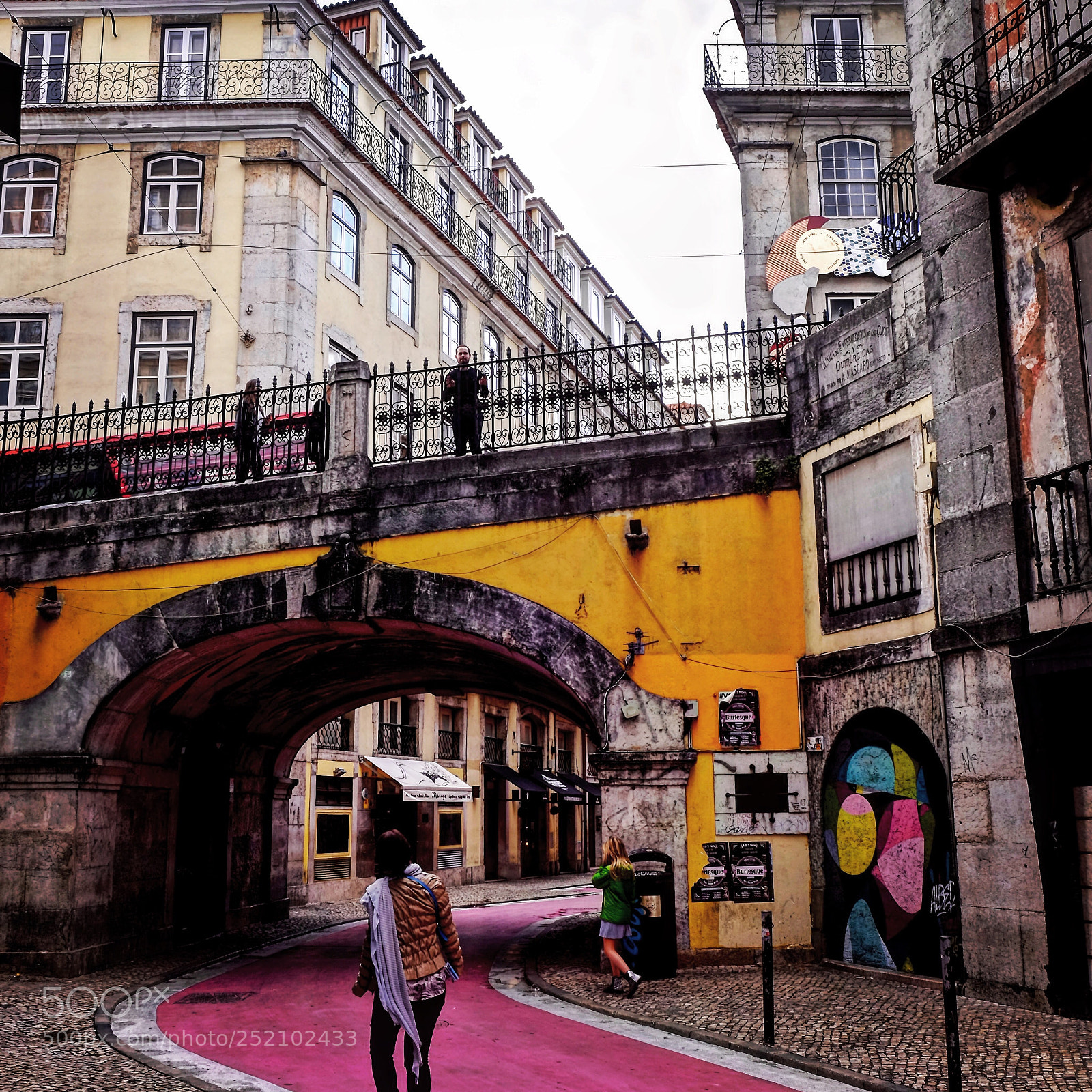 Fujifilm X-T1 sample photo. Pink street  photography