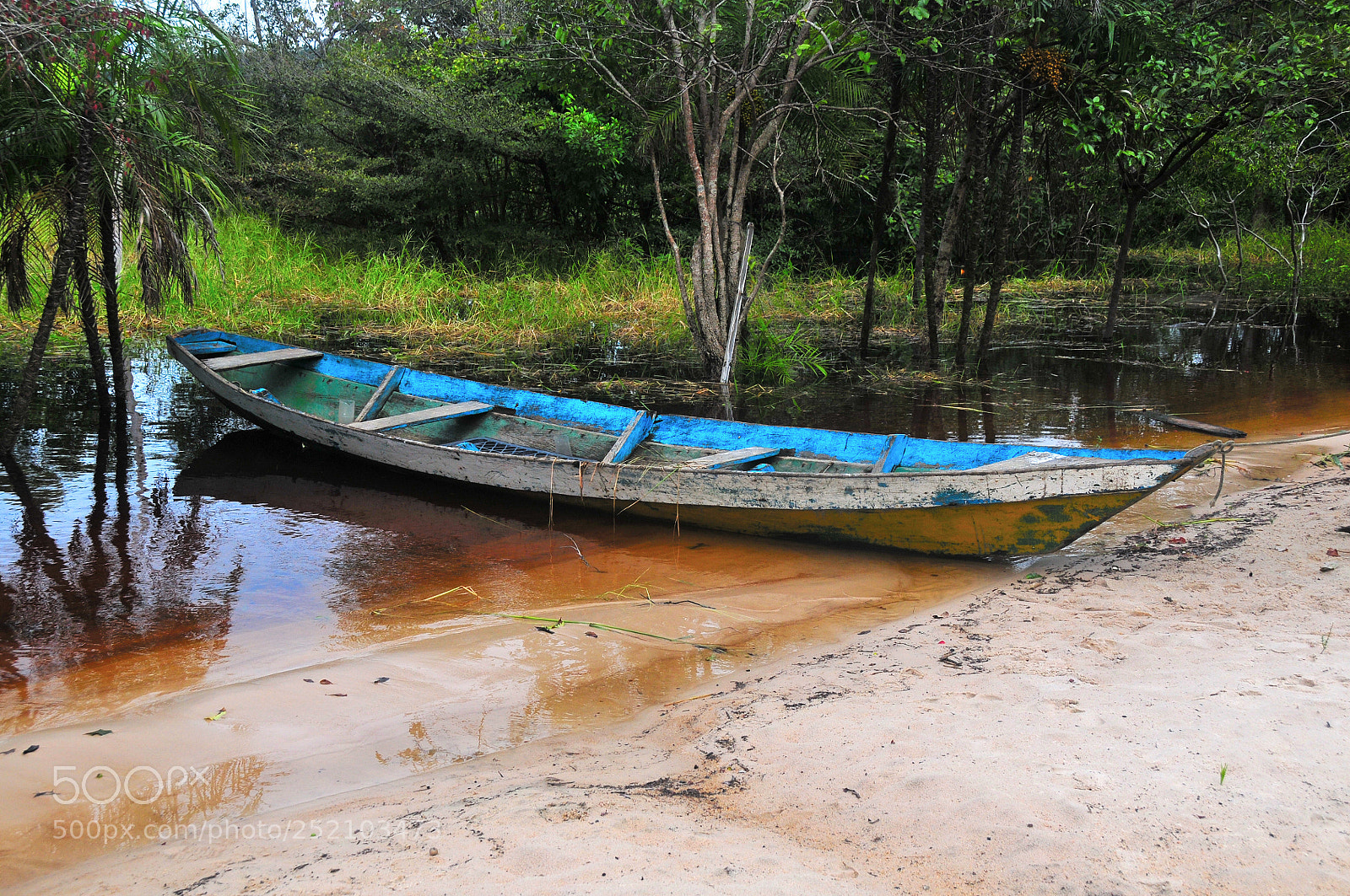 Nikon D300 sample photo. Old river canoe photography