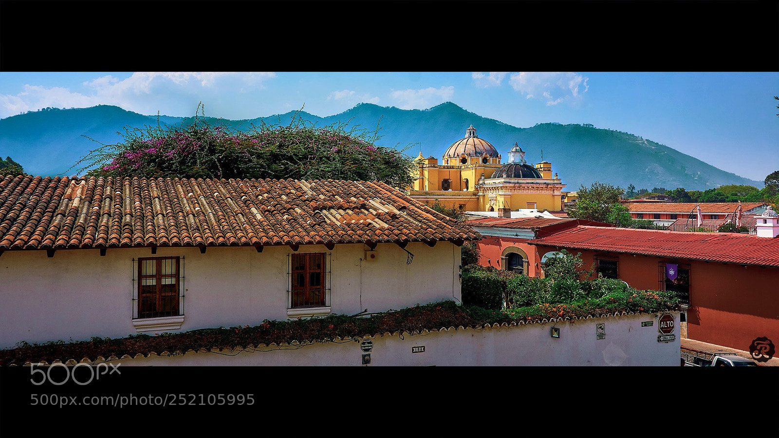 Sony a6000 sample photo. Antigua guatemala roofs photography