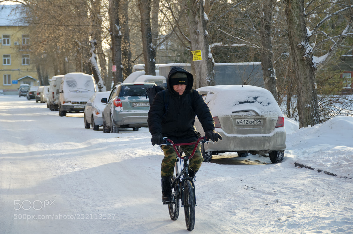 Nikon D7000 sample photo. Велосипедист photography