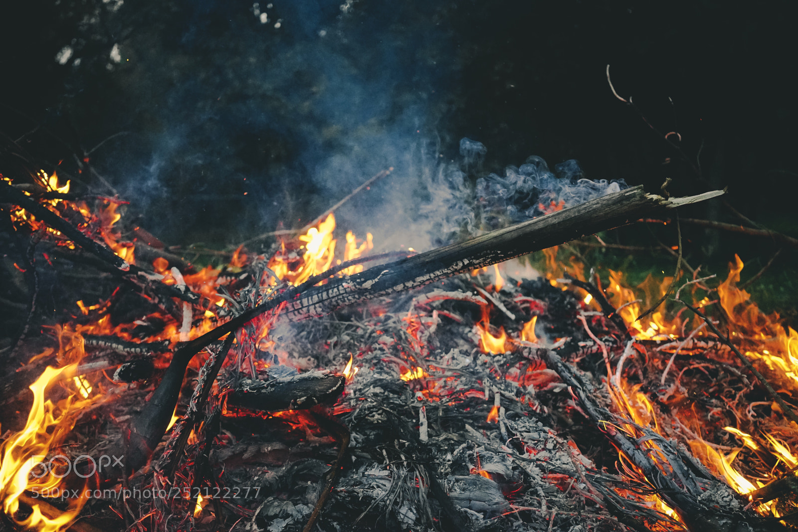 Sony a7 sample photo. Burning mess photography