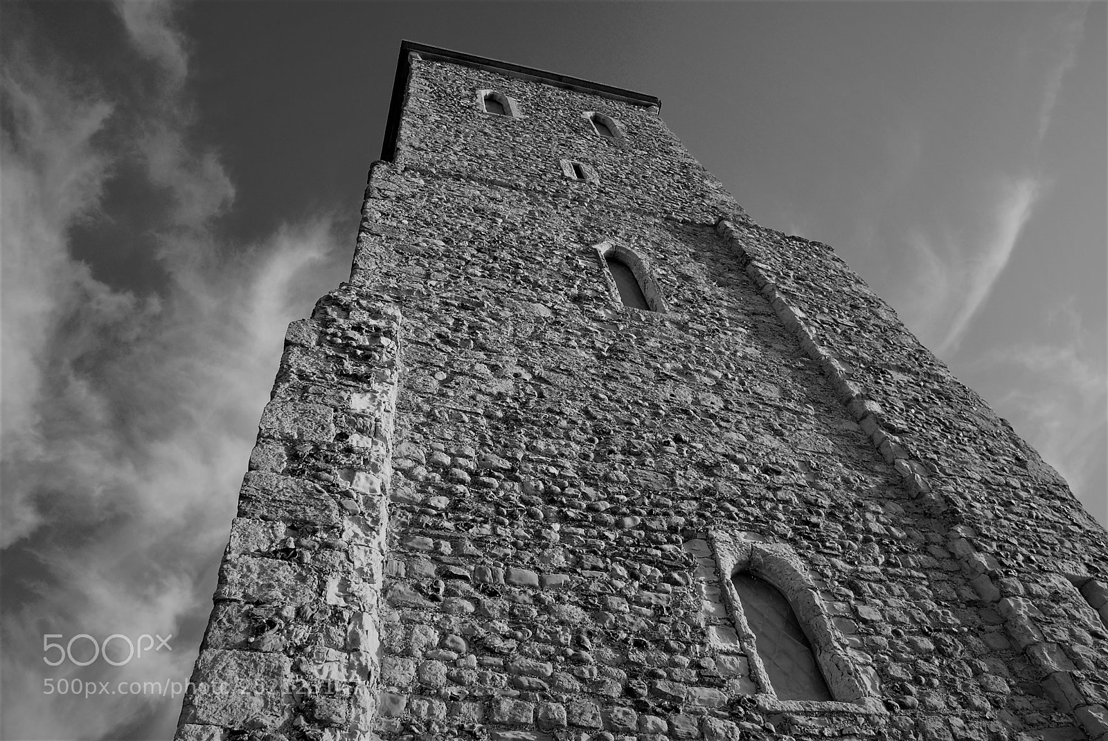 Nikon D80 sample photo. Reculver towers and roman photography