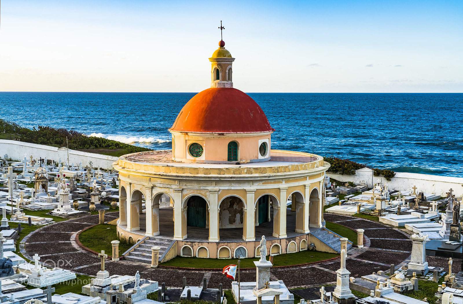 Sony a7R III sample photo. Cemetery by the ocean photography