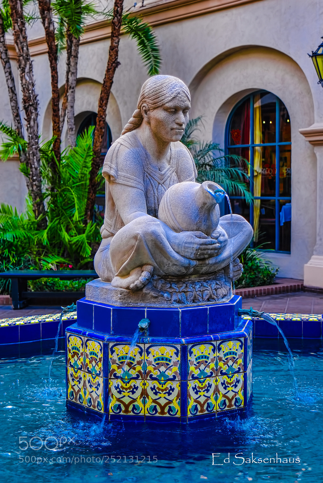 Nikon D200 sample photo. Balboa park fountain, san photography