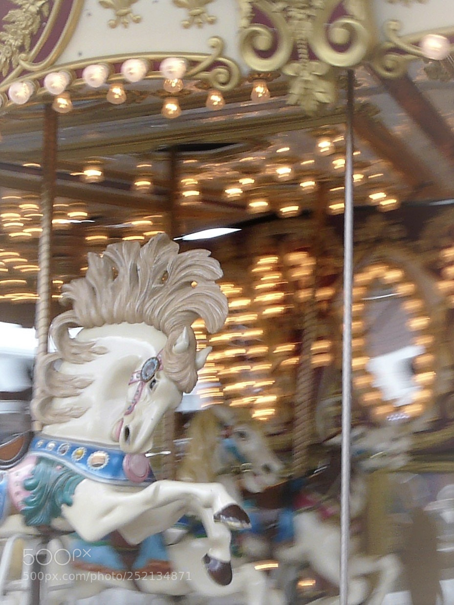 Panasonic DMC-FZ18 sample photo. Running carousel horse photography