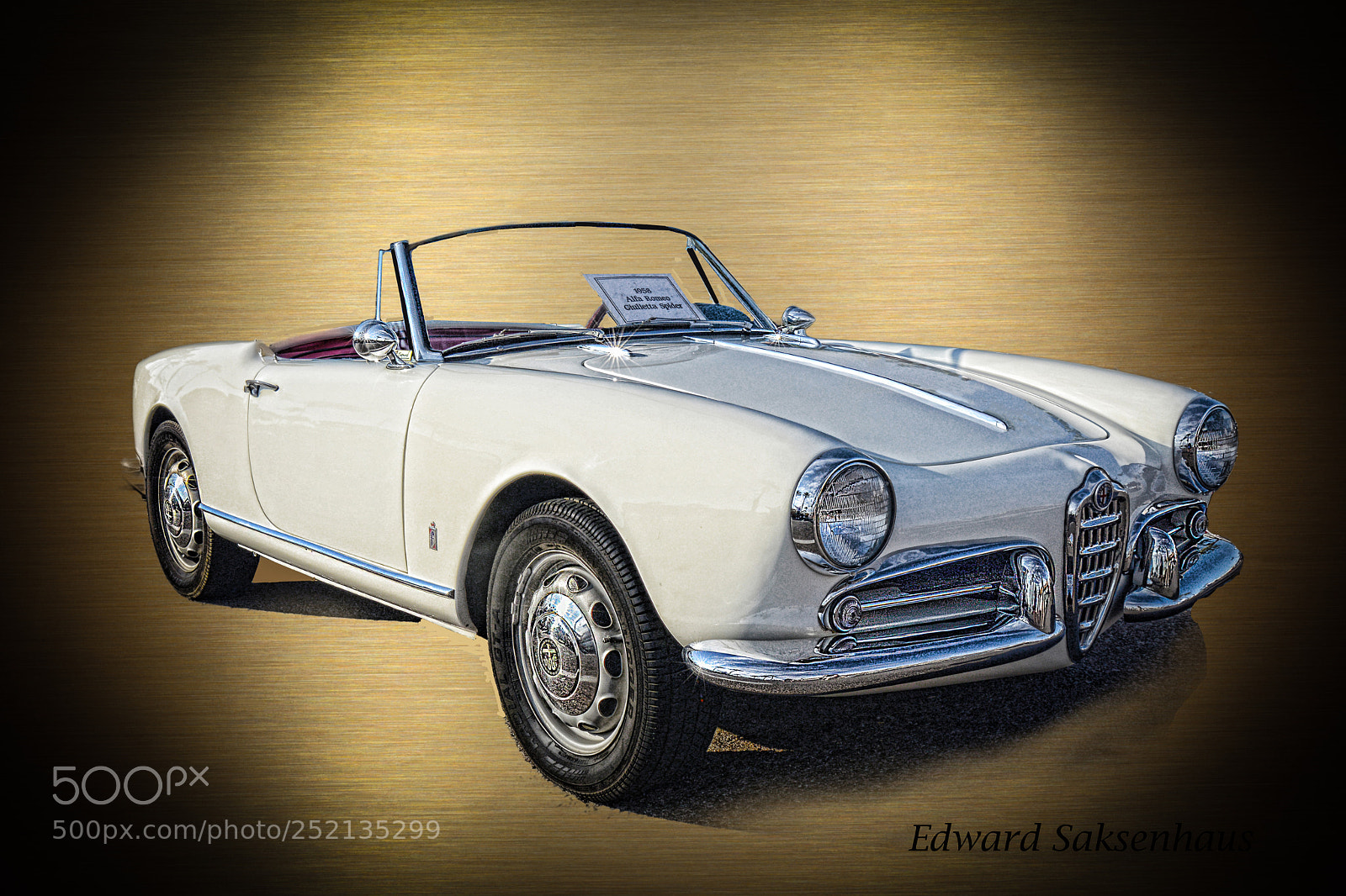 Canon EOS 5D Mark II sample photo. Alfa romeo spyder photography
