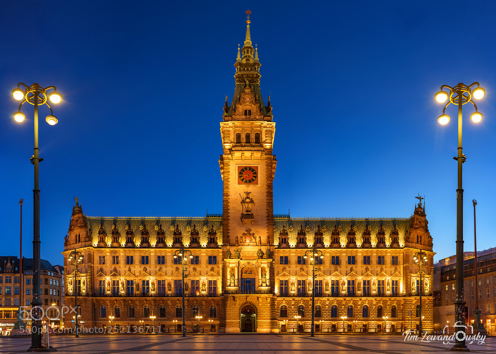 Sony a7 II sample photo. Town hall of hamburg photography