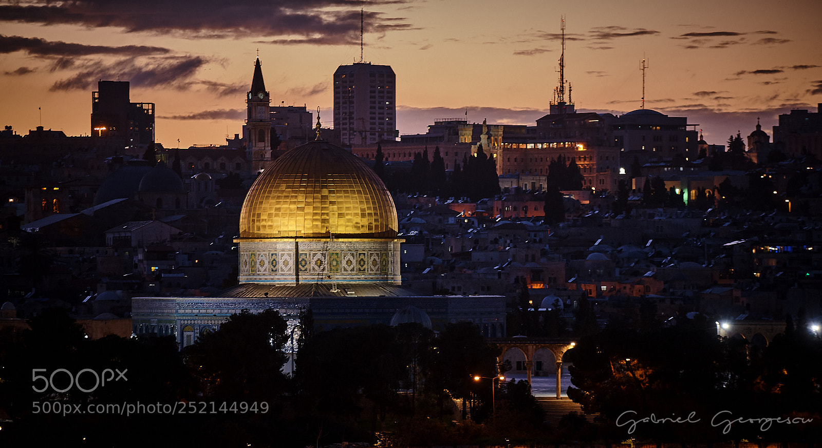 Nikon D850 sample photo. Dome of the rock photography