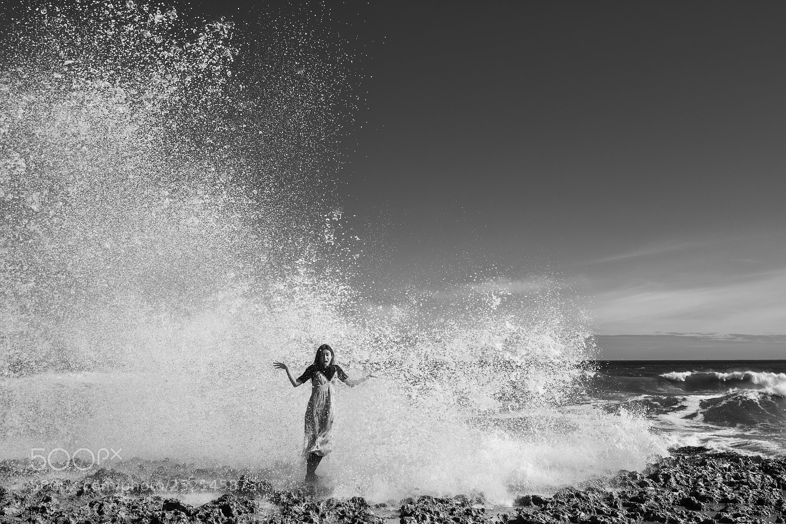 Nikon D500 sample photo. Wave photography