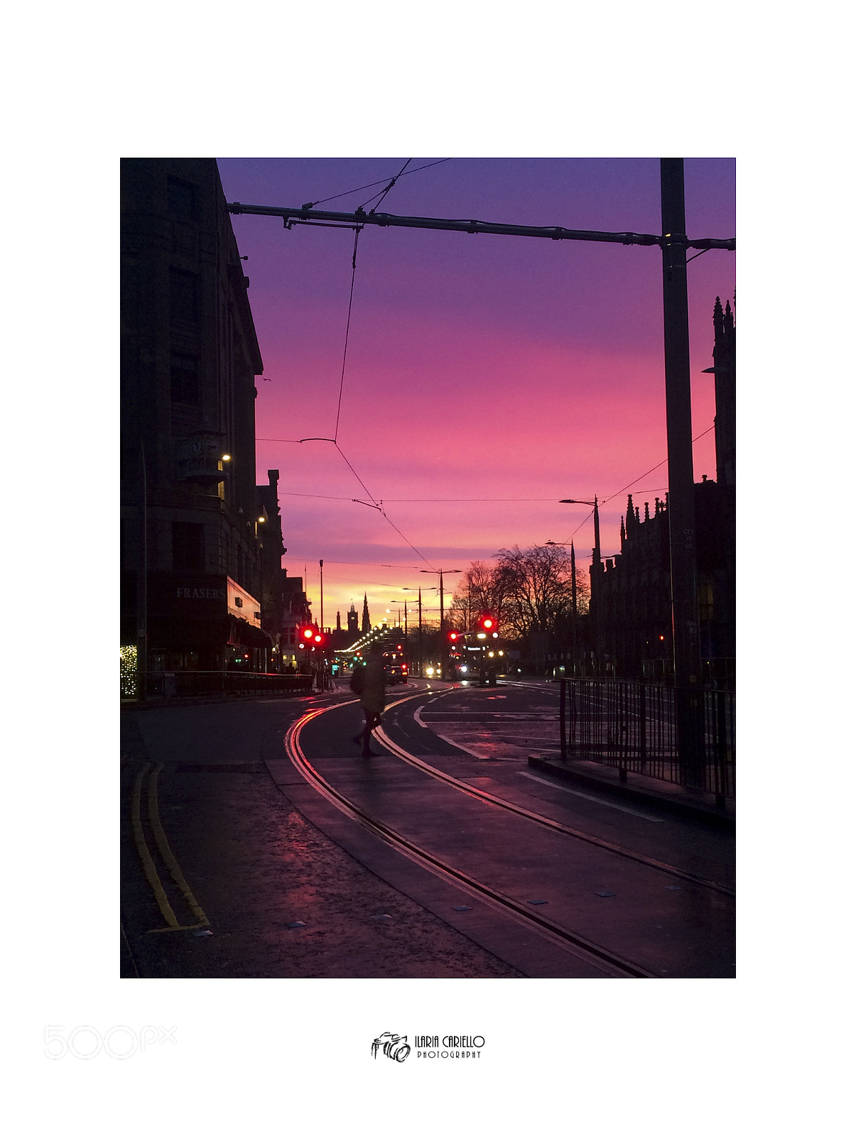 Apple iPhone 5s sample photo. Sunset in edinburgh. photography