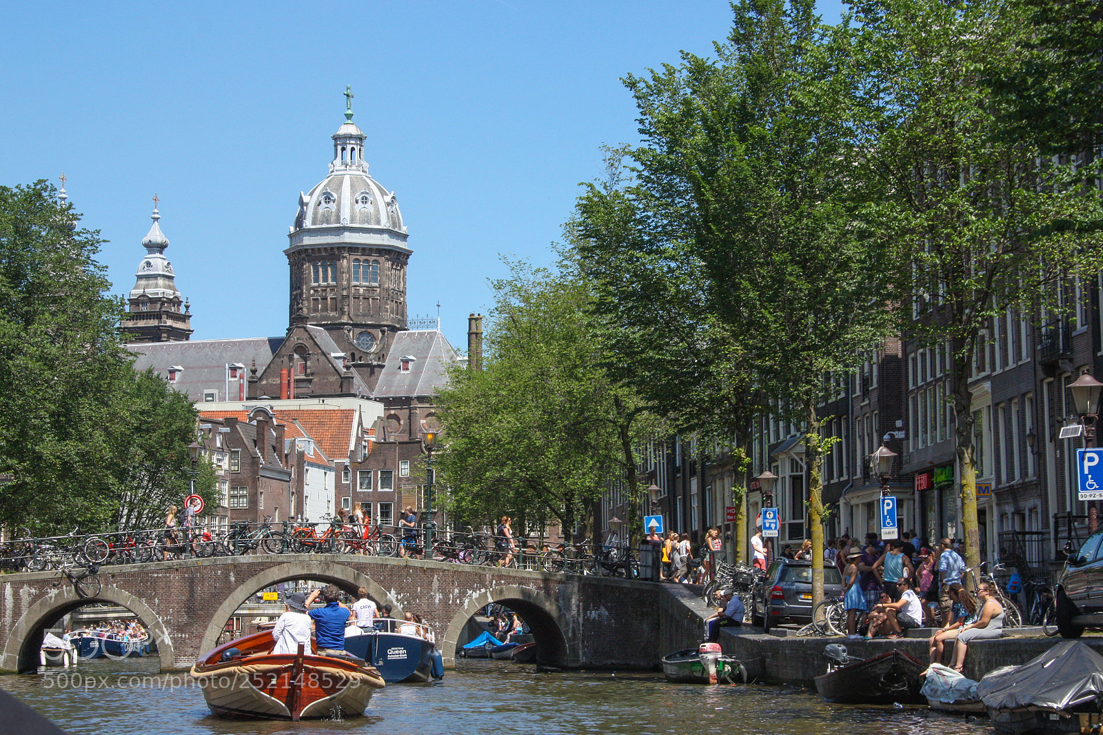 Canon EOS 450D (EOS Rebel XSi / EOS Kiss X2) sample photo. Canal ride amsterdam photography