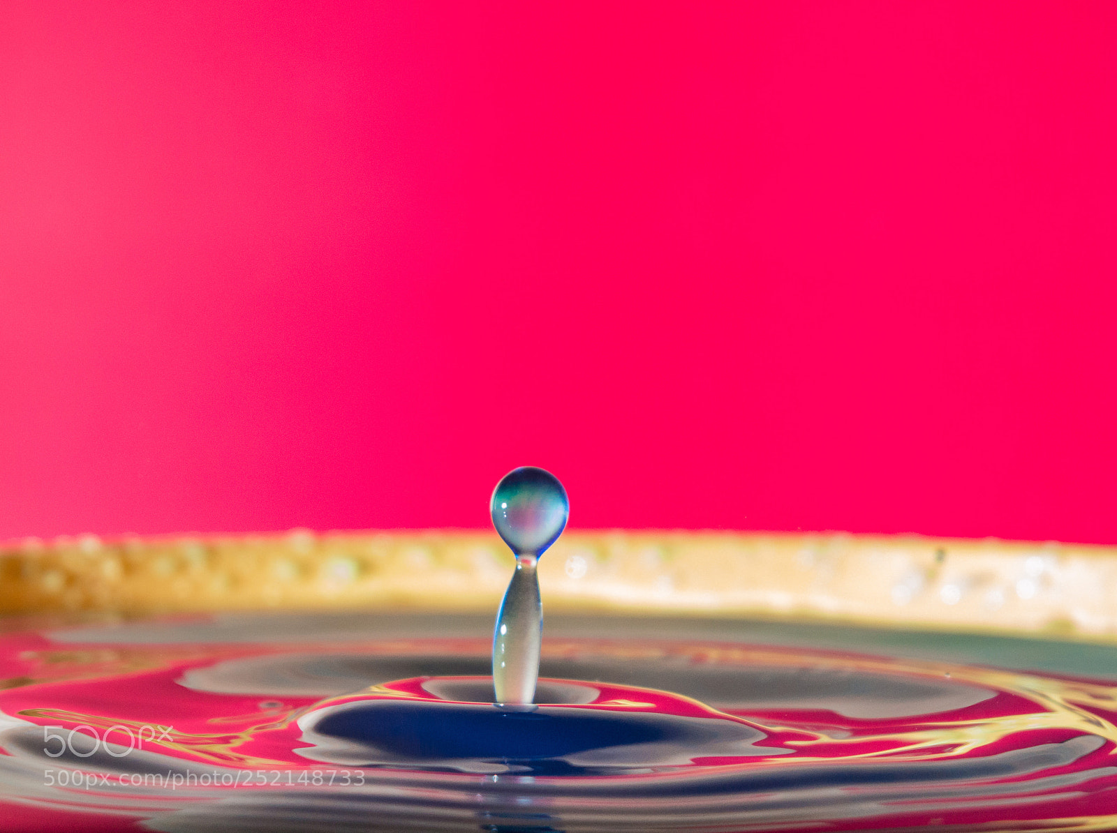 Nikon D3200 sample photo. Drop photography