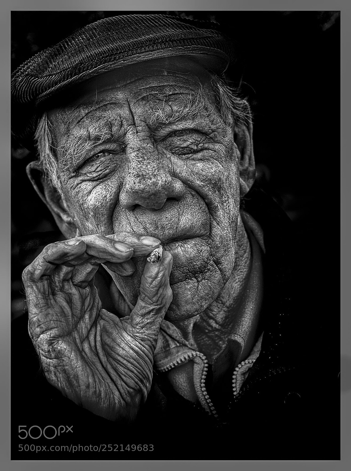 Canon EOS 5D Mark II sample photo. Smoking photography