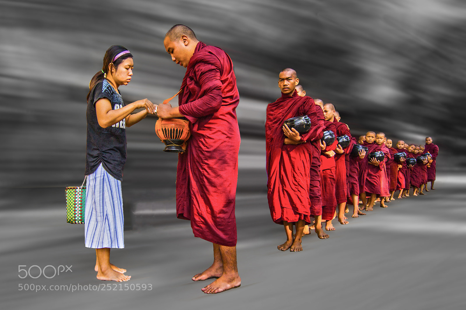 Canon EOS 60D sample photo. Children of buddha photography