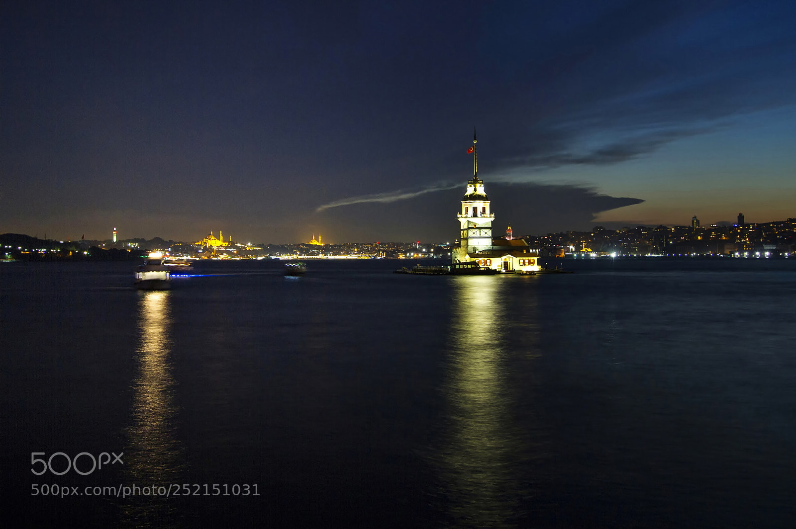 Canon EOS 7D sample photo. Maiden's tower_istanbul photography