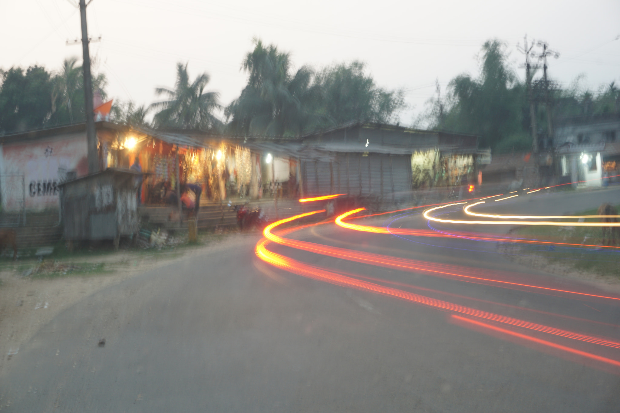 Sony a5100 + Sony E 18-50mm F4-5.6 sample photo. Light trails photography