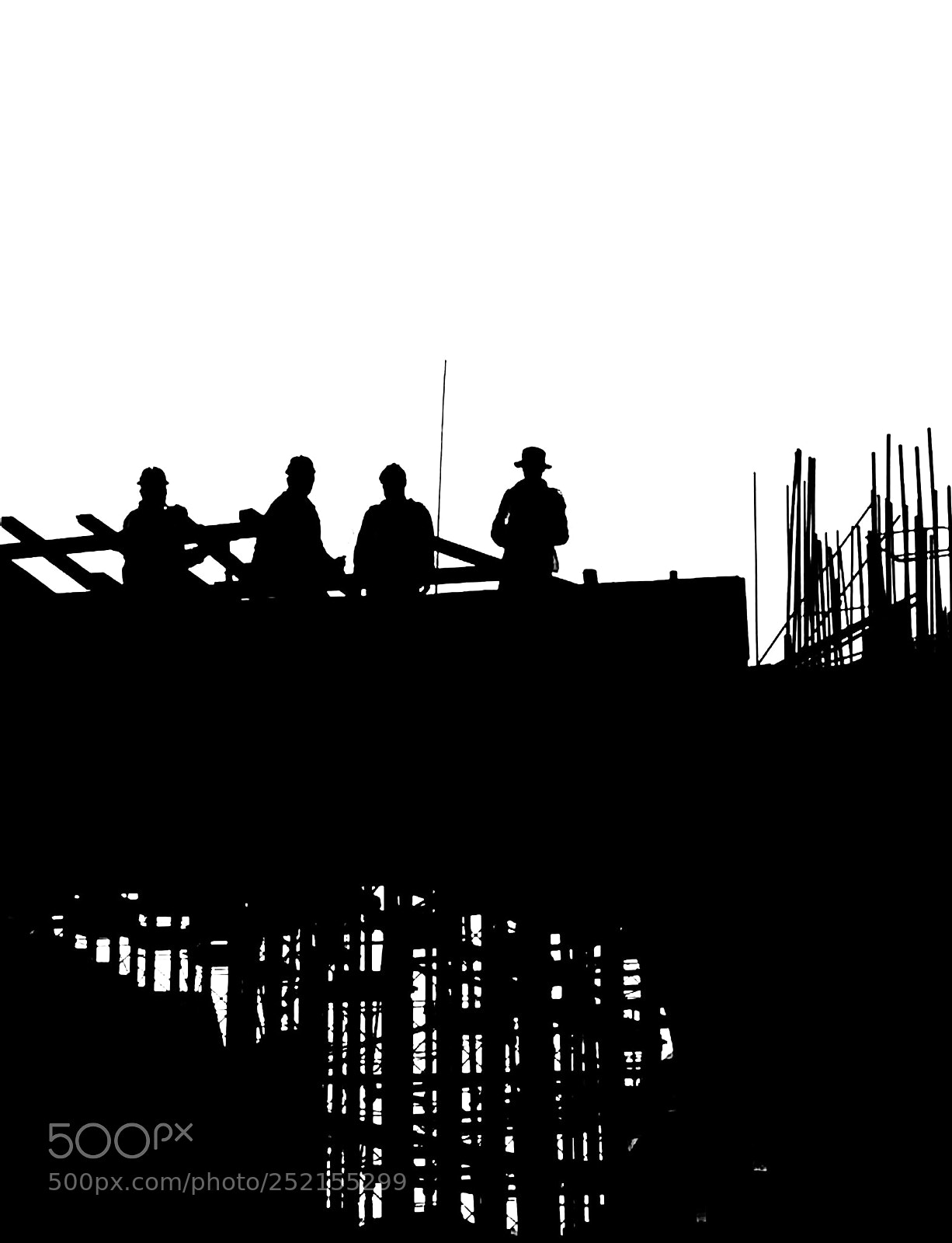 Apple iPhone 6 sample photo. Men at work photography