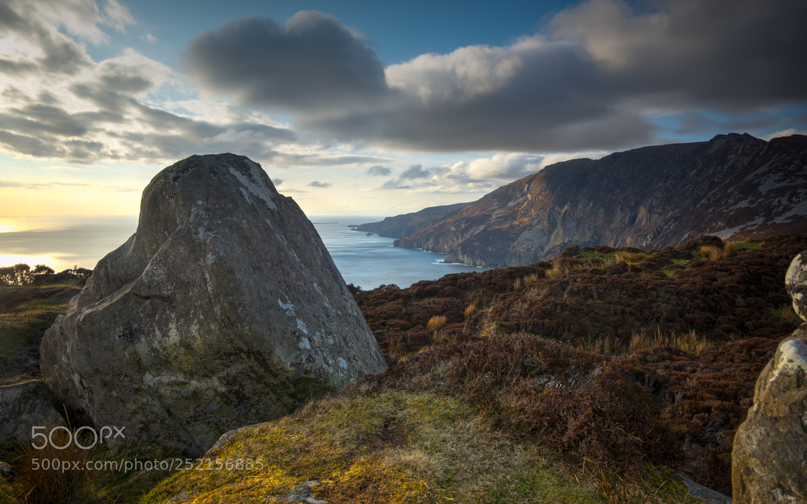 Nikon D600 sample photo. Slieve sunset photography