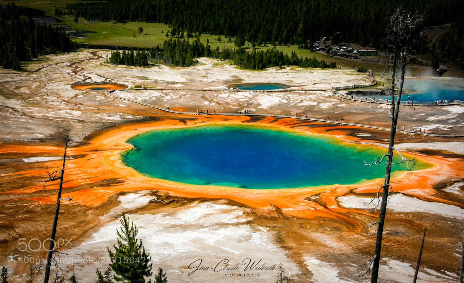 Canon EOS 400D (EOS Digital Rebel XTi / EOS Kiss Digital X) sample photo. Grand prismatic spring photography
