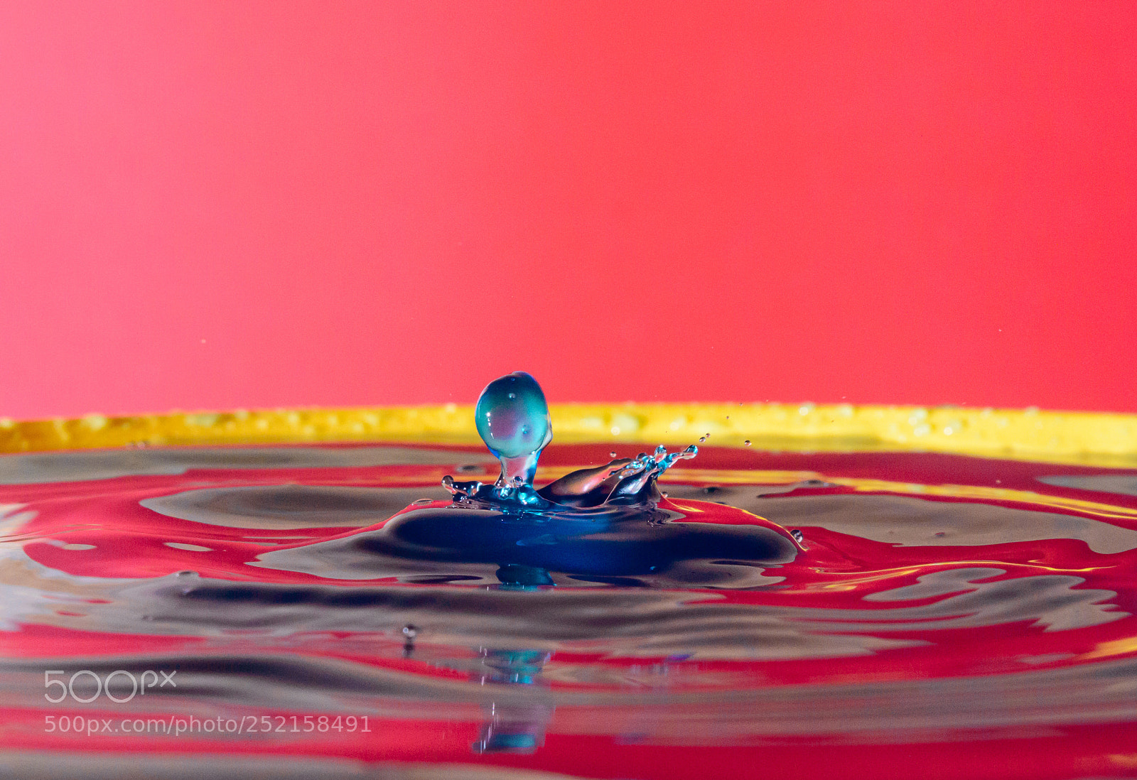 Nikon D3200 sample photo. Drop photography