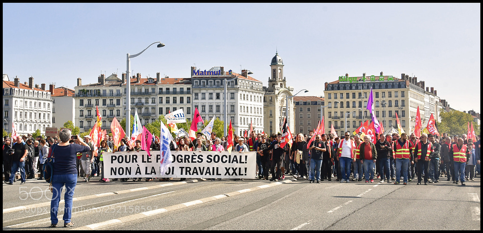 Nikon D500 sample photo. Manif contre la loi photography