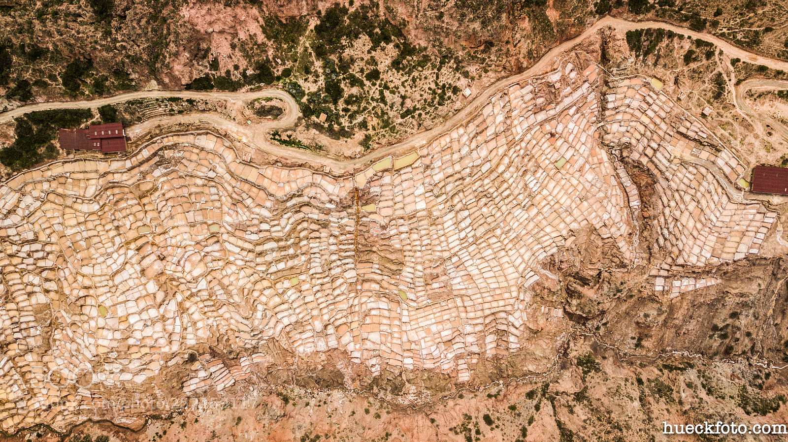 DJI FC220 sample photo. Maras salt mines photography
