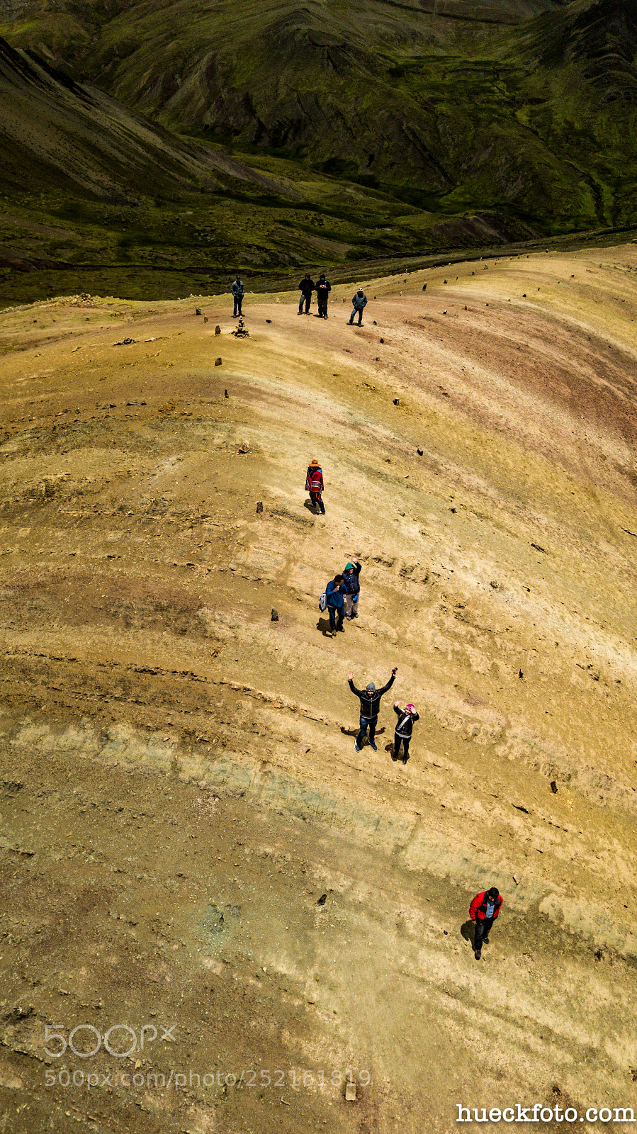 DJI FC220 sample photo. Palccoyo colored mountains dji photography