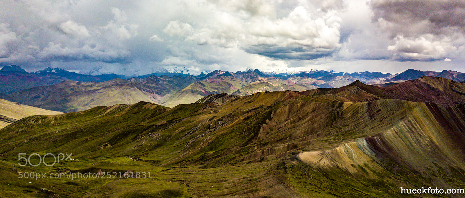 DJI FC220 sample photo. Palccoyo colored mountains dji photography