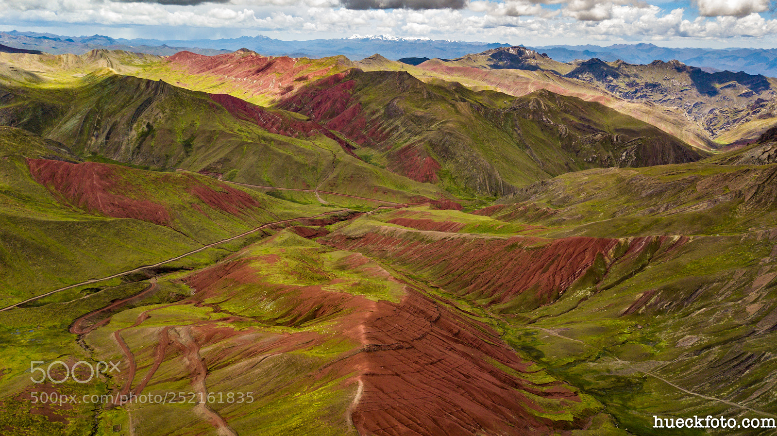 DJI FC220 sample photo. Palccoyo colored mountains dji photography