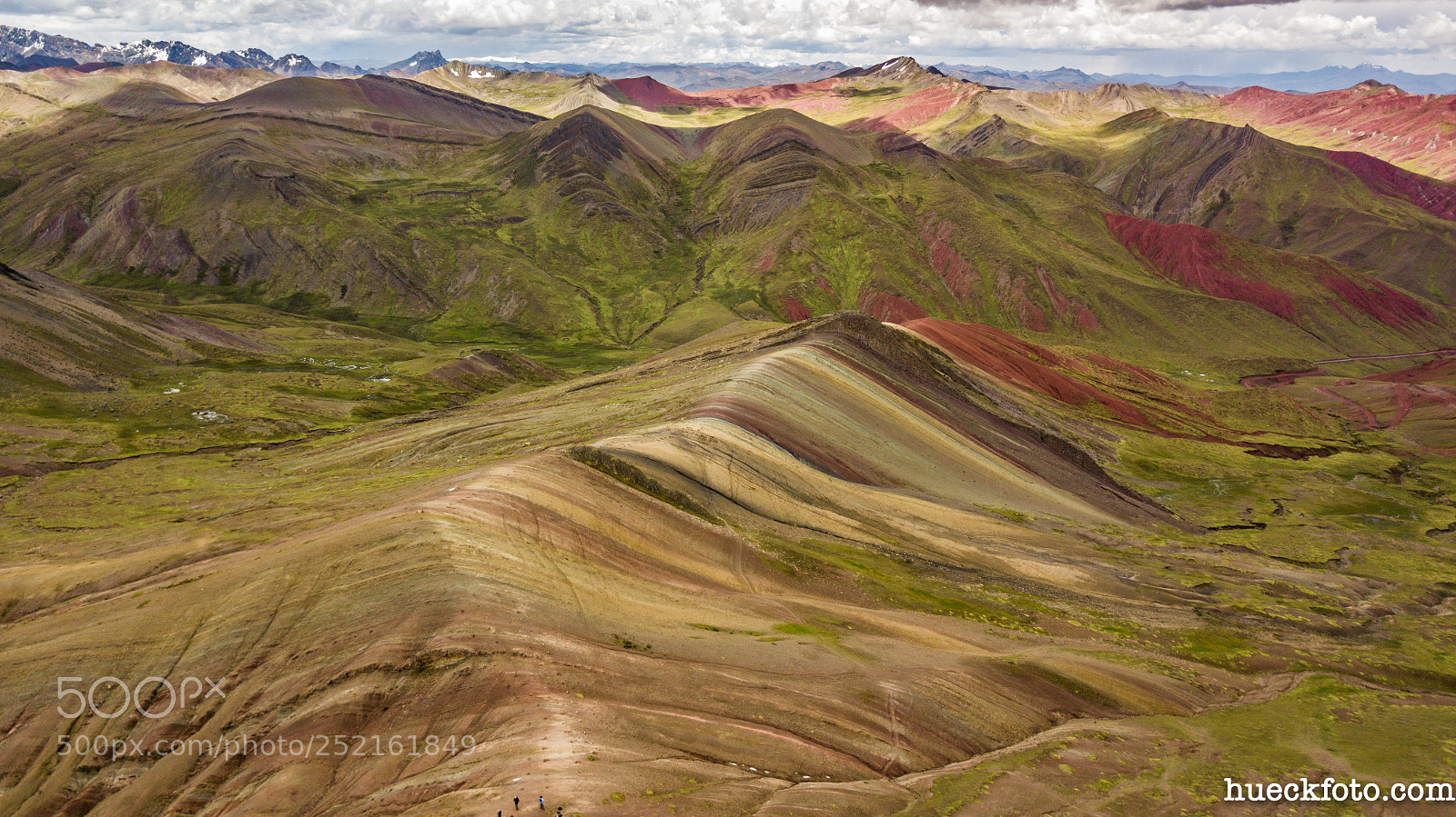 DJI FC220 sample photo. Palccoyo colored mountains dji photography