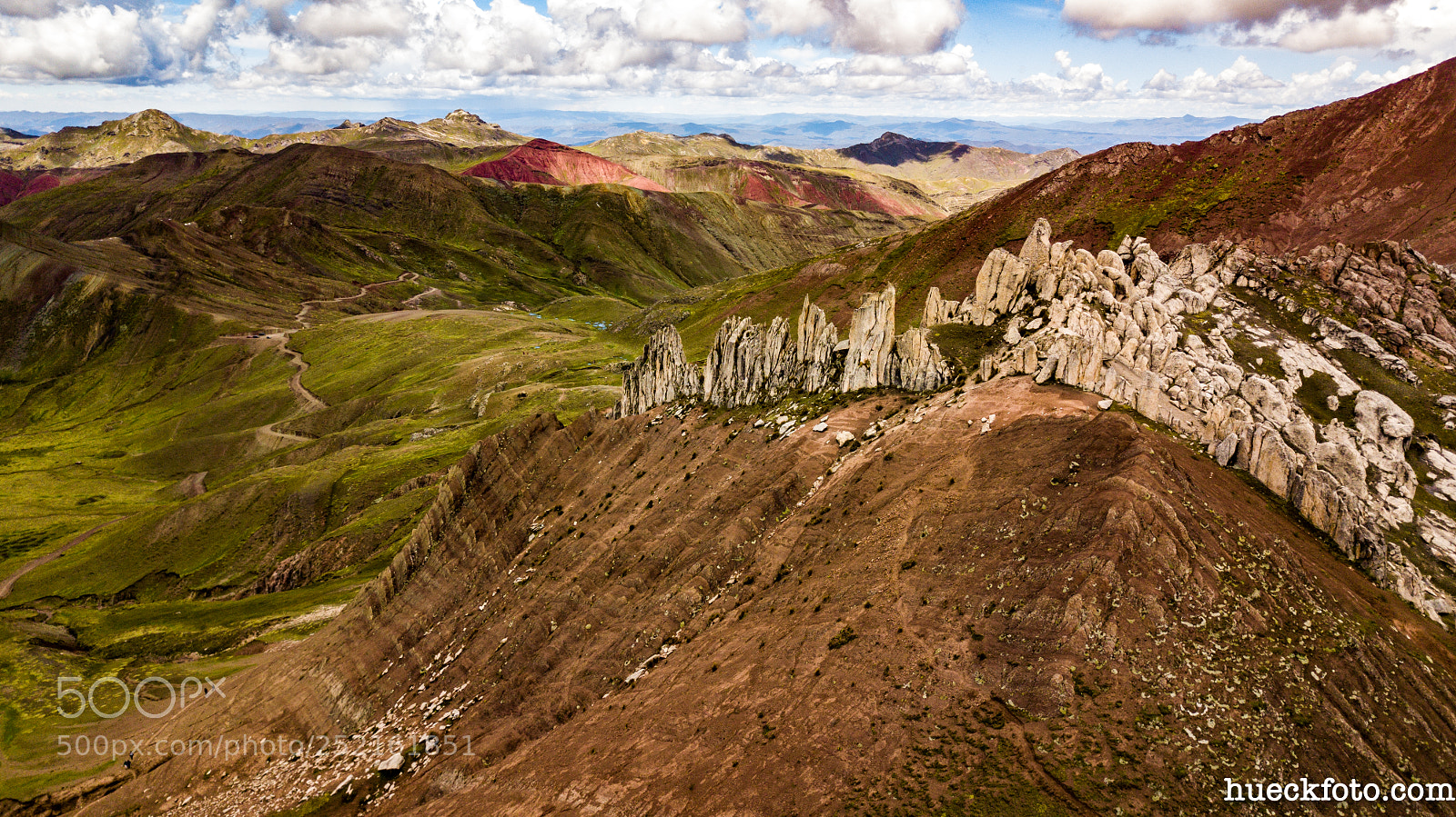 DJI FC220 sample photo. Palccoyo colored mountains dji photography