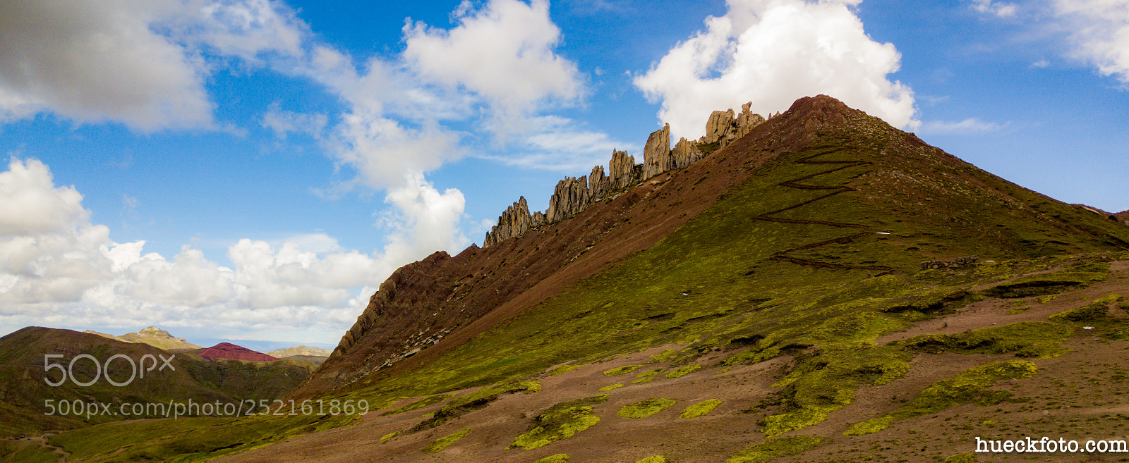 DJI FC220 sample photo. Palccoyo colored mountains dji photography
