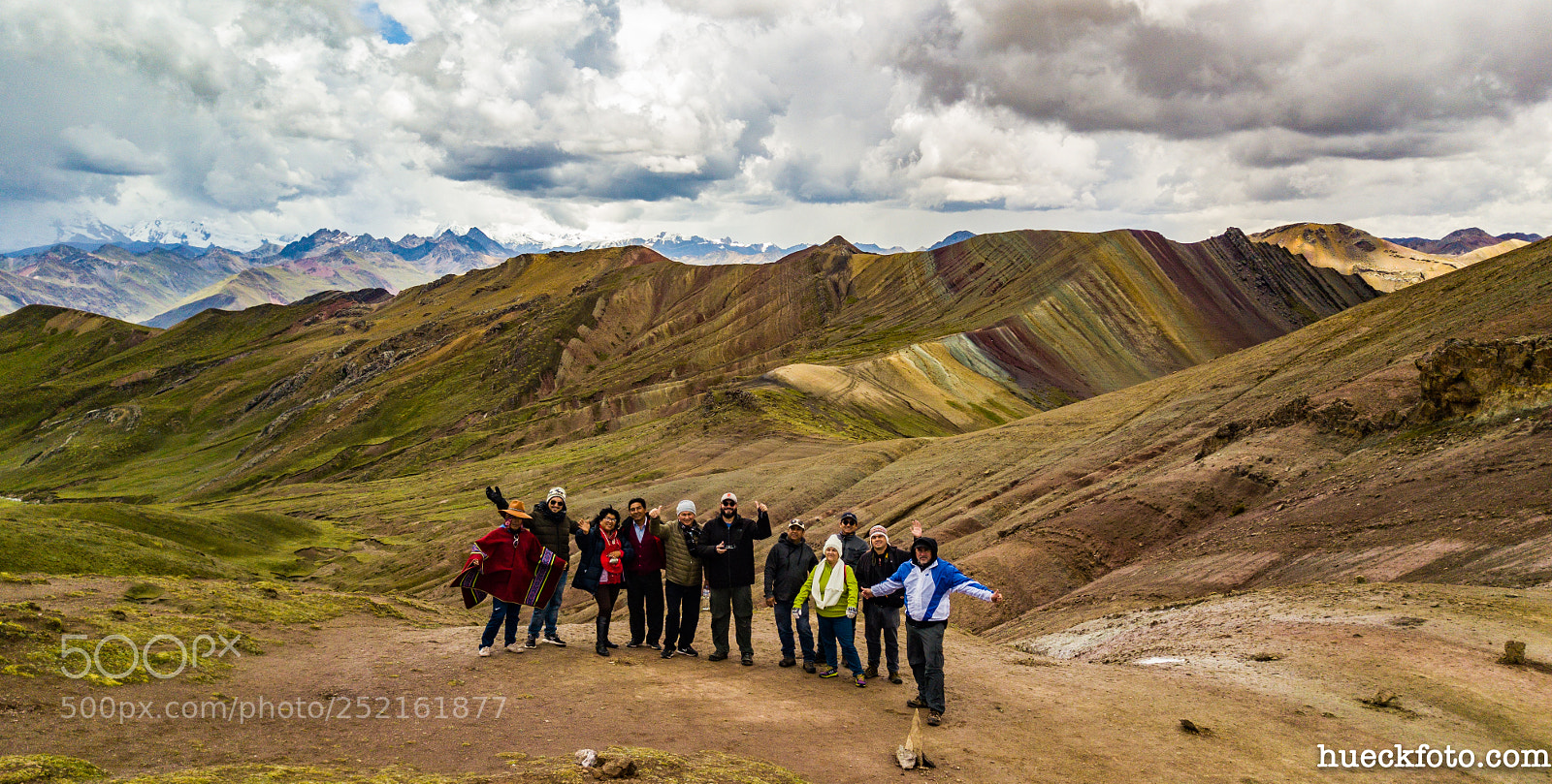 DJI FC220 sample photo. Palccoyo colored mountains dji photography