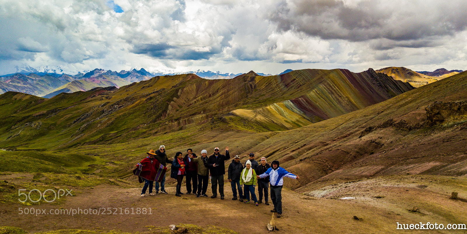 DJI FC220 sample photo. Palccoyo colored mountains dji photography