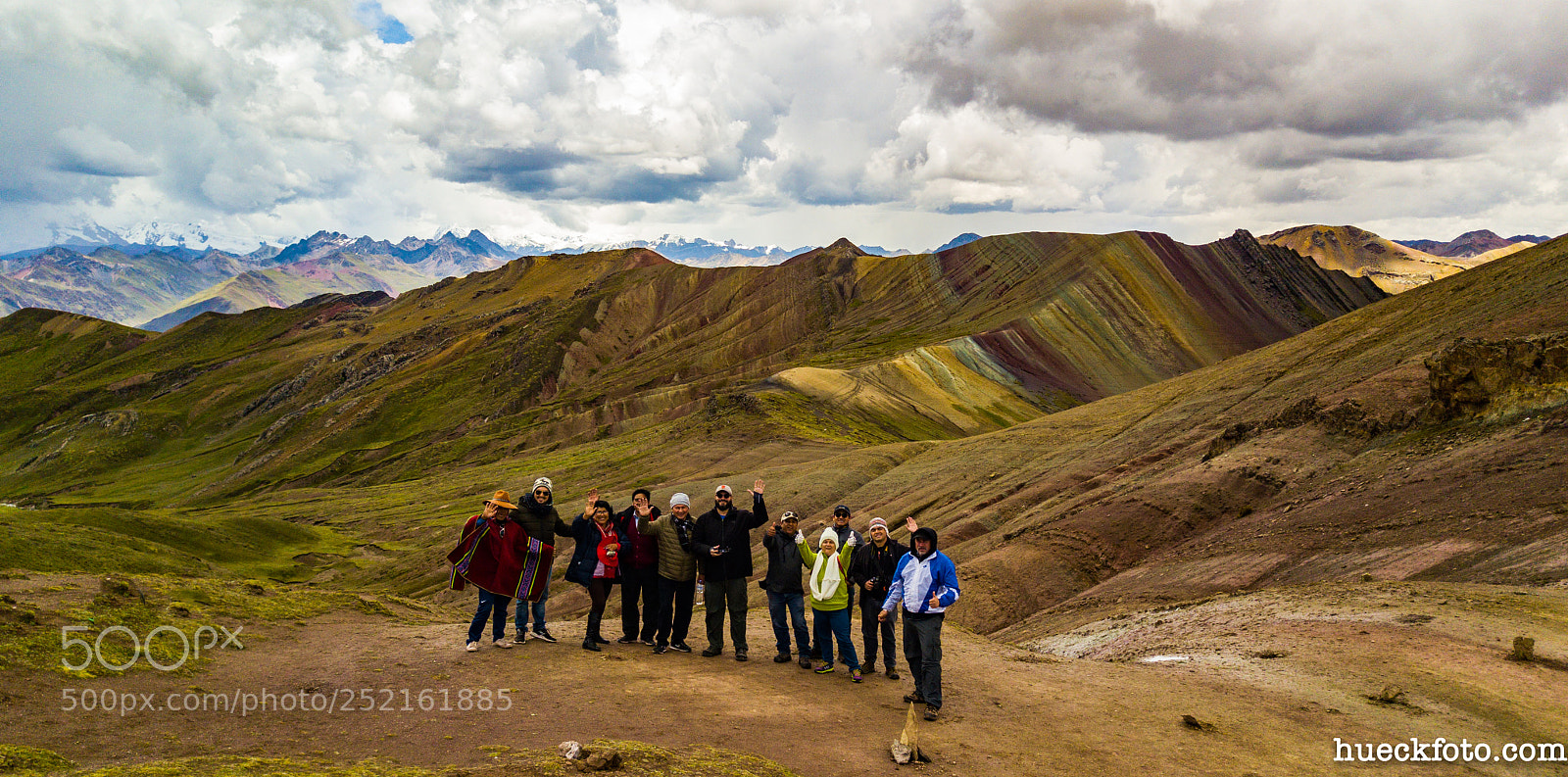 DJI FC220 sample photo. Palccoyo colored mountains dji photography