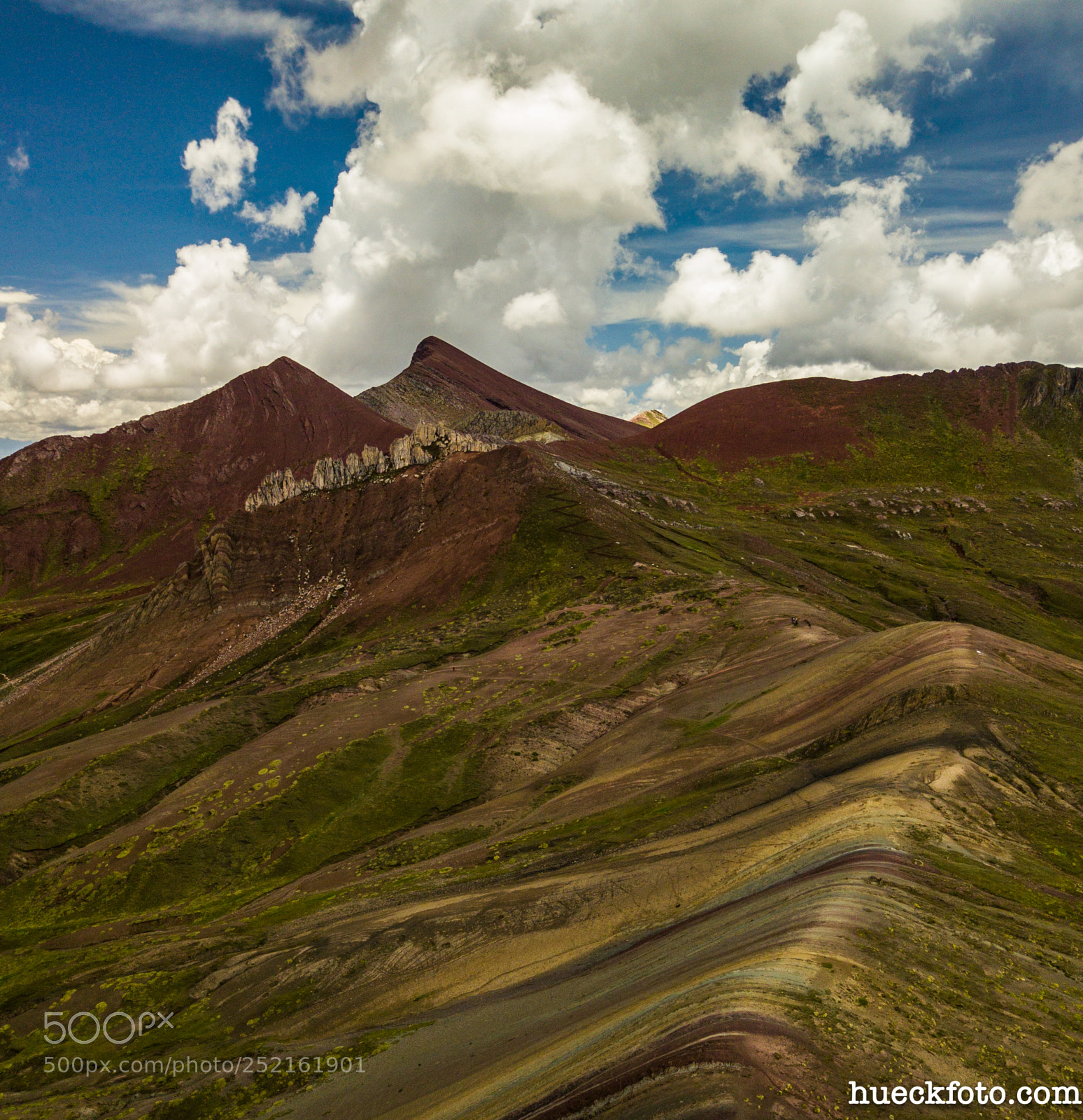 DJI FC220 sample photo. Palccoyo colored mountains dji photography