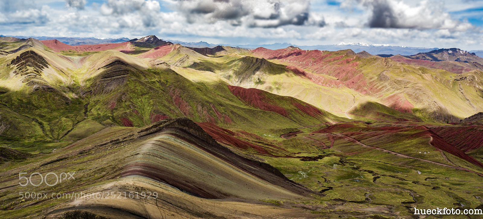 DJI FC220 sample photo. Palccoyo colored mountains dji photography