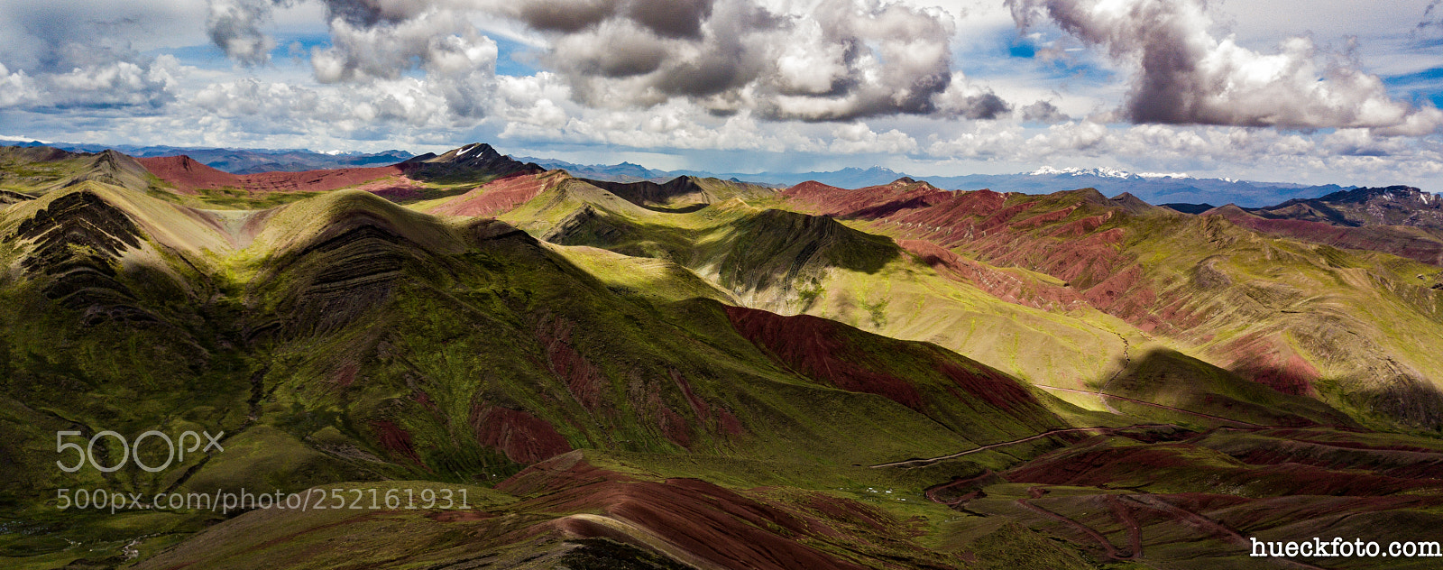 DJI FC220 sample photo. Palccoyo colored mountains dji photography