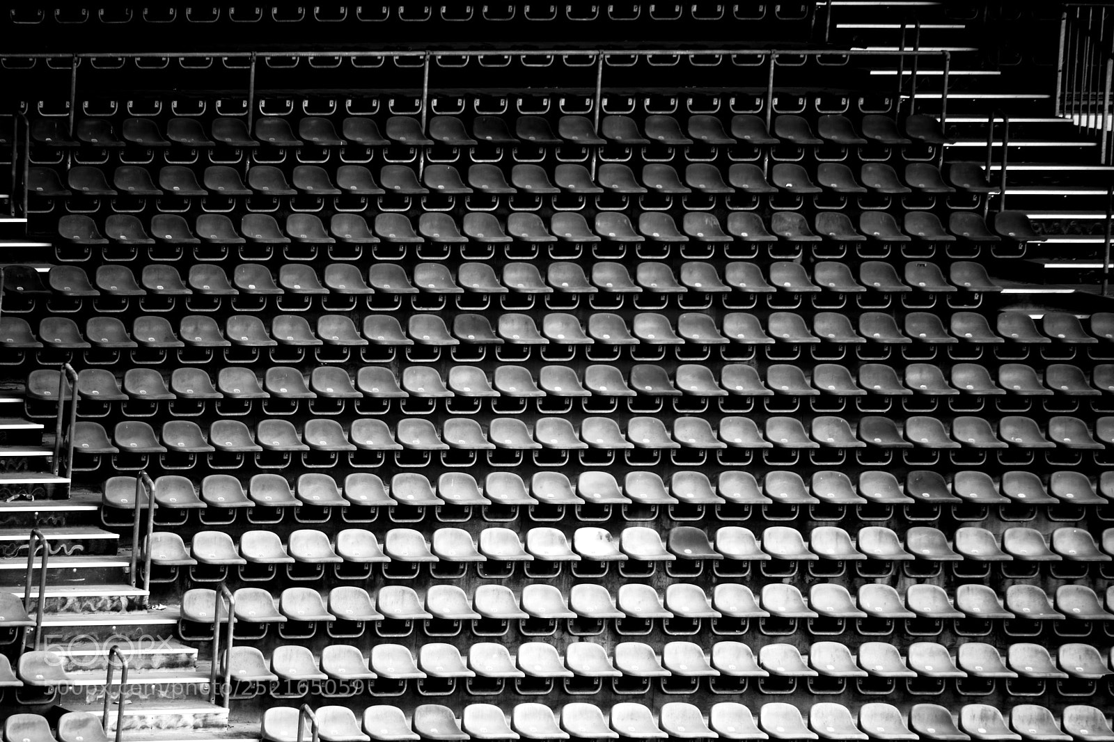 Sony a7 II sample photo. Worn rows of seats photography