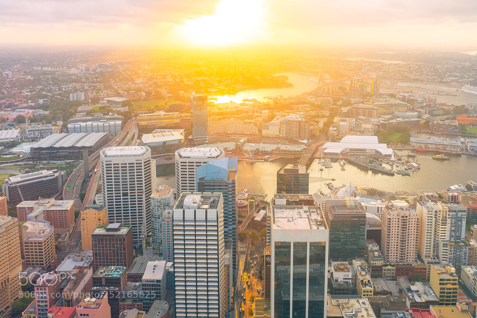 Sony a7 II sample photo. Sydney tower sunset photography