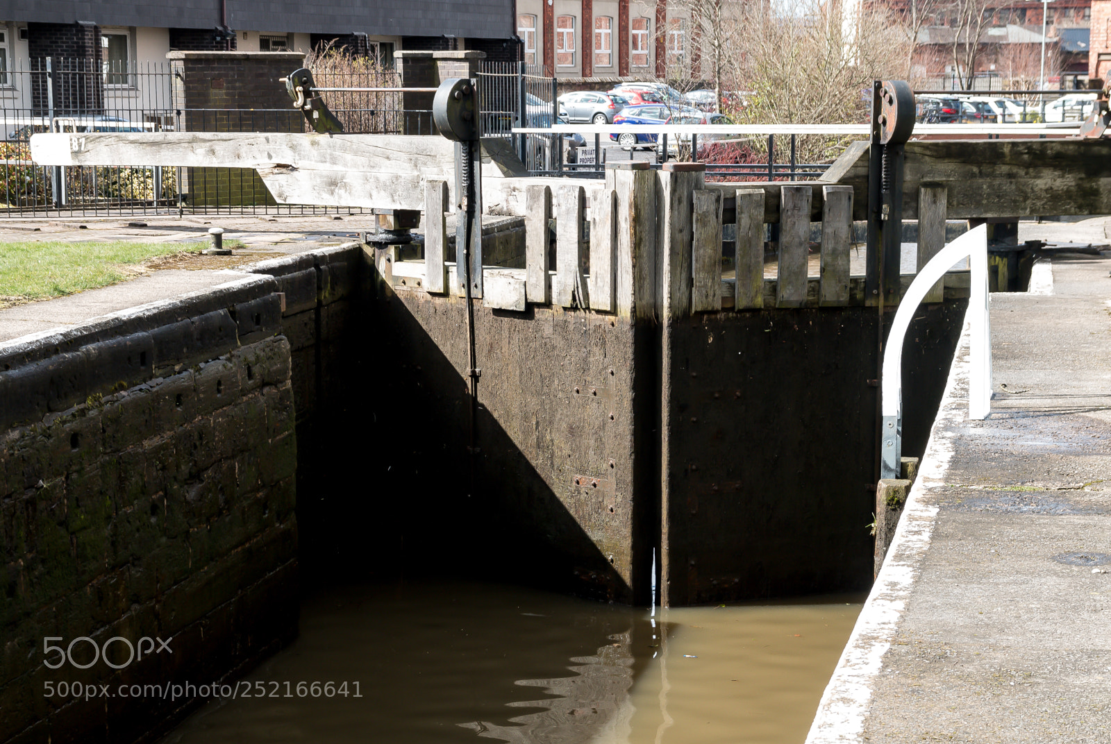 Canon EOS 70D sample photo. Large wooden lock gates photography